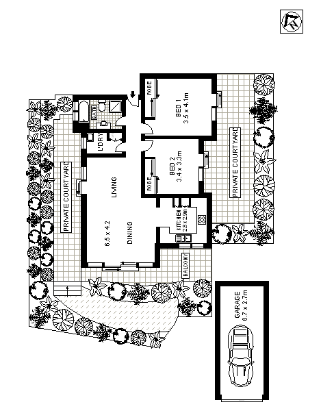 Floorplan of Homely apartment listing, 2/5 Alison Road, Kensington NSW 2033