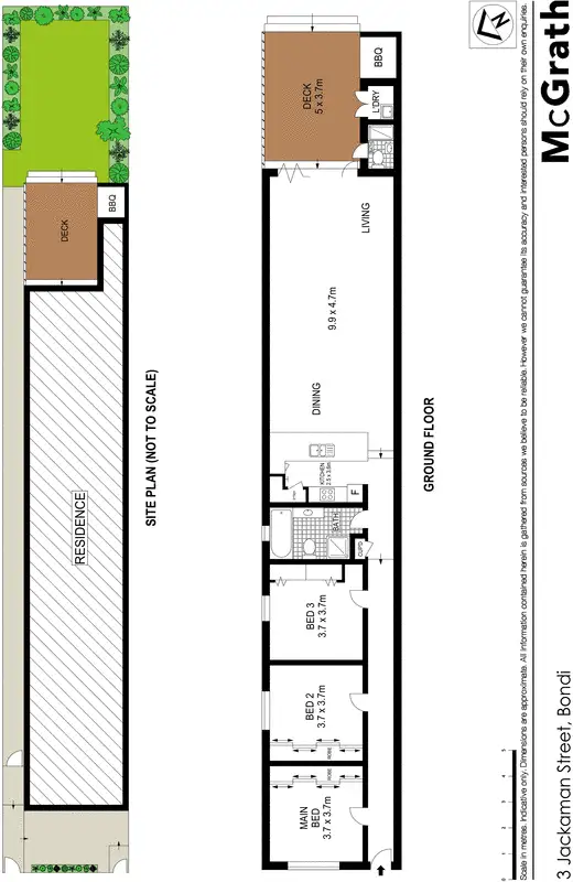 Floorplan of Homely house listing, 3 Jackaman Street, Bondi NSW 2026