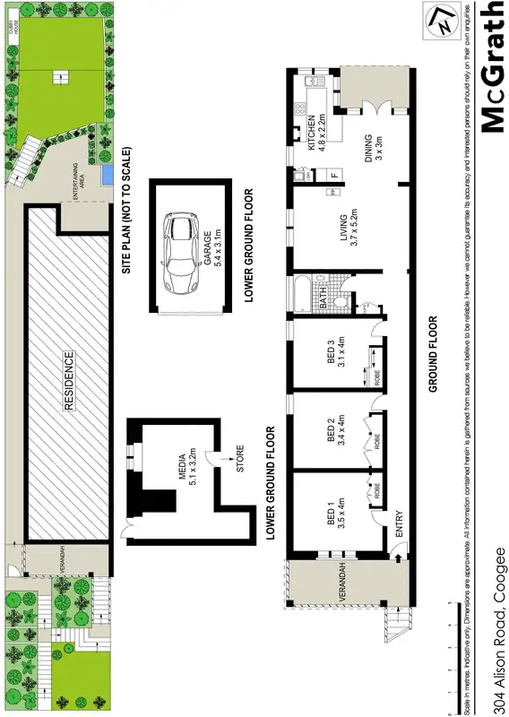 Floorplan of Homely house listing, 304 Alison Road, Coogee NSW 2034