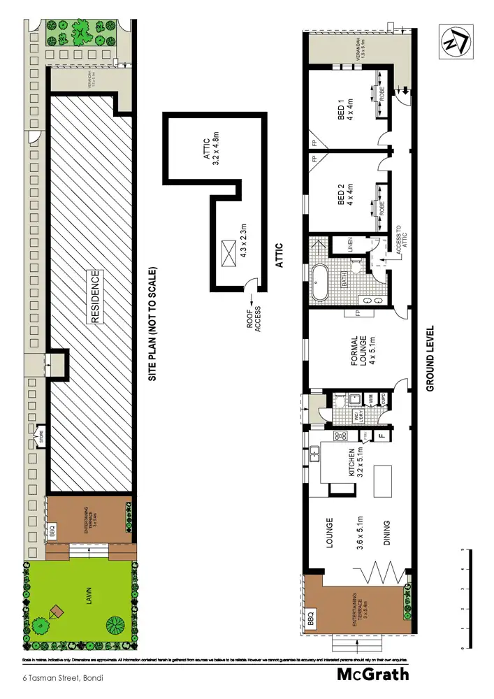 Floorplan of Homely house listing, 6 Tasman Street, Bondi NSW 2026