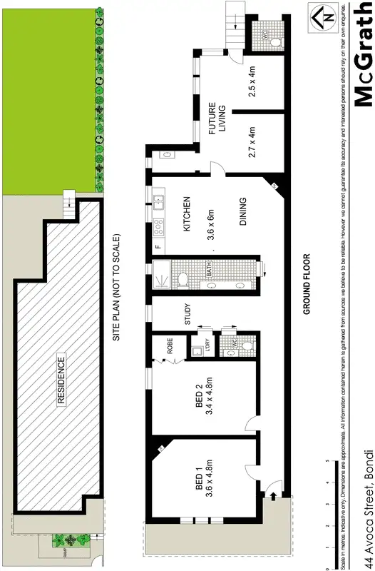 Floorplan of Homely house listing, 44 Avoca Street, Bondi NSW 2026
