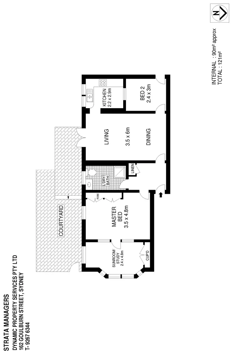 Floorplan of Homely apartment listing, 1/280 Carrington Road, Coogee NSW 2034