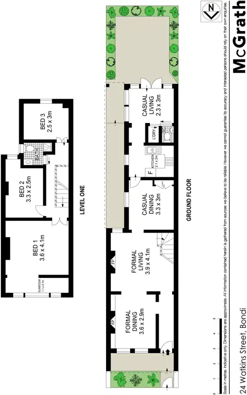 Floorplan of Homely house listing, 24 Watkins Street, Bondi NSW 2026