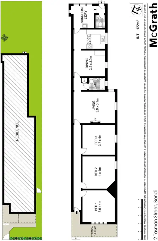 Floorplan of Homely house listing, 2 Tasman Street, Bondi NSW 2026