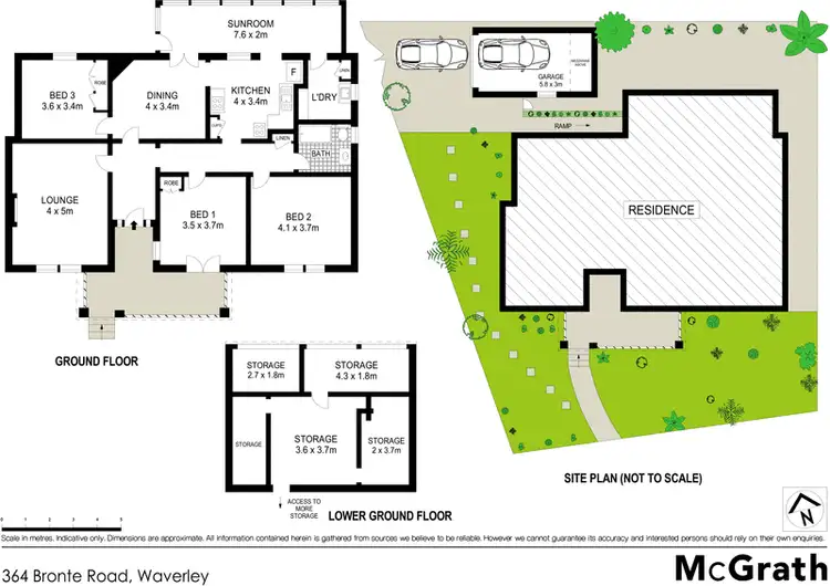 Floorplan of Homely house listing, 364 Bronte Road, Waverley NSW 2024