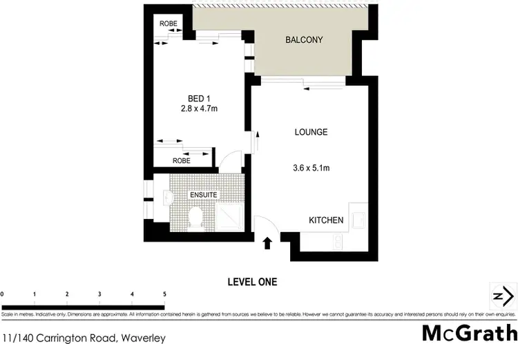 Floorplan of Homely apartment listing, 11/140 Carrington Road, Waverley NSW 2024