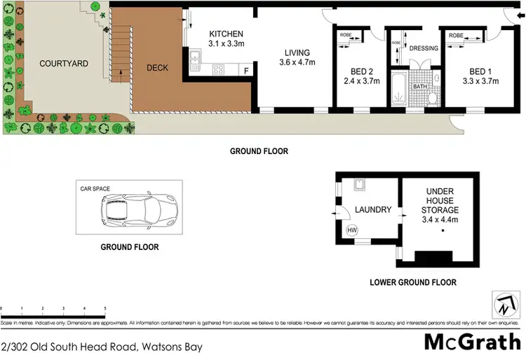 Floorplan of Homely apartment listing, 2/302 Old South Head Road, Watsons Bay NSW 2030
