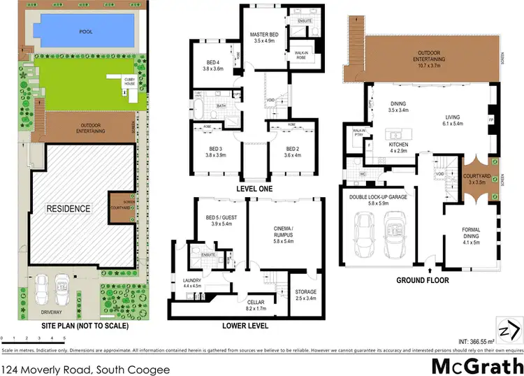 Floorplan of Homely house listing, 124 Moverly Road, South Coogee NSW 2034