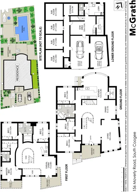 Floorplan of Homely house listing, 156 Moverly Road, South Coogee NSW 2034