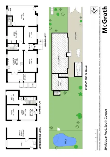 Floorplan of Homely house listing, 59 Malabar Road, South Coogee NSW 2034