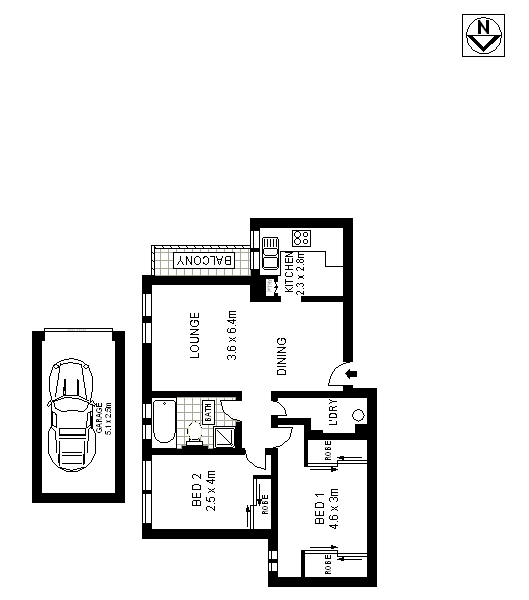 Floorplan of Homely apartment listing, 8/240 Bondi Road, Bondi NSW 2026