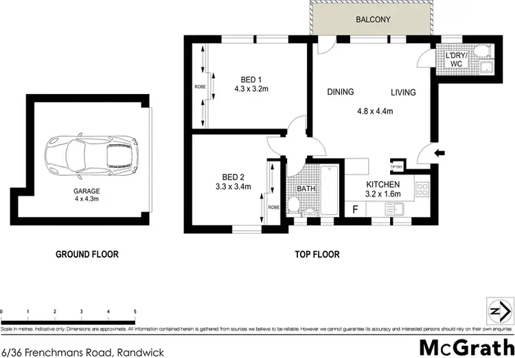 Floorplan of Homely apartment listing, 6/36 Frenchmans Road, Randwick NSW 2031