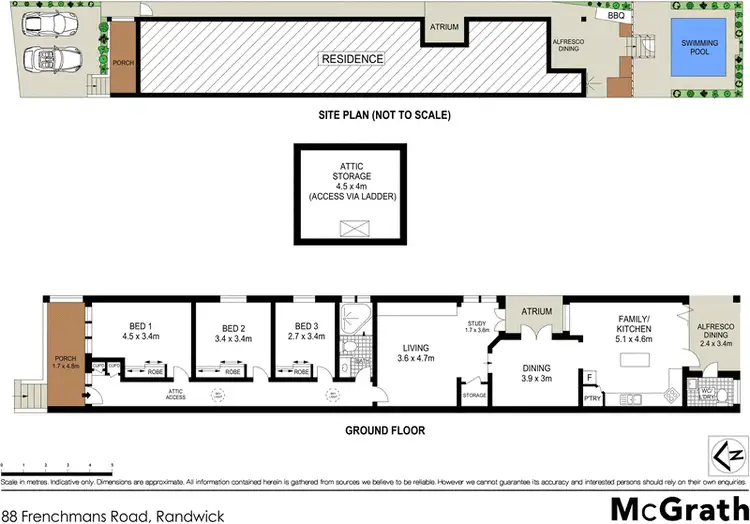 Floorplan of Homely house listing, 88 Frenchmans Road, Randwick NSW 2031