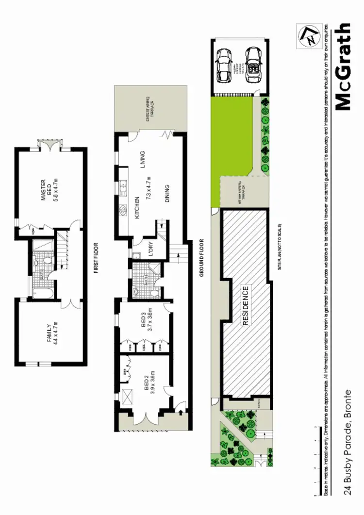 Floorplan of Homely house listing, 24 Busby Parade, Bronte NSW 2024