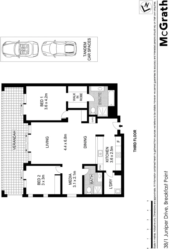 Floorplan of Homely apartment listing, 38/1 Juniper Drive, Breakfast Point NSW 2137