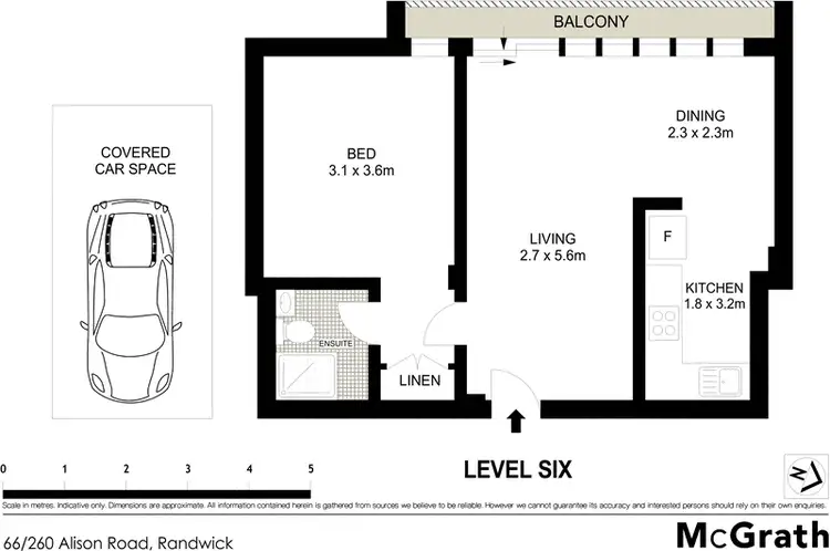Floorplan of Homely apartment listing, 66/260 Alison Road, Randwick NSW 2031