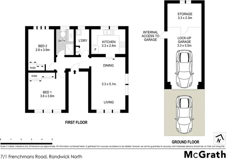 Floorplan of Homely apartment listing, 7/1 Frenchmans Road, Randwick NSW 2031