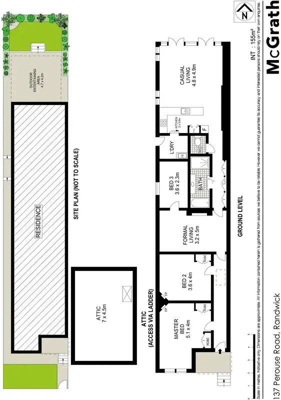 Floorplan of Homely house listing, 137 Perouse Road, Randwick NSW 2031