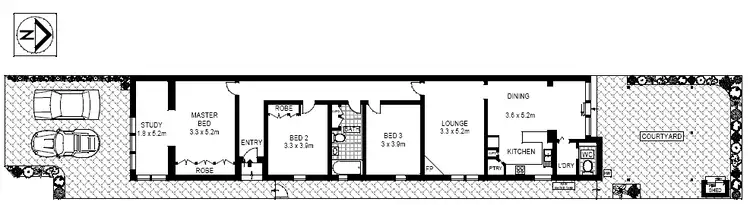 Floorplan of Homely house listing, 2 Eulalie Avenue, Randwick NSW 2031