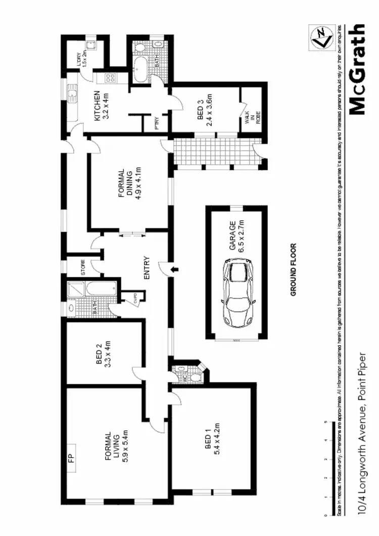 Floorplan of Homely apartment listing, 10/4 Longworth Avenue, Point Piper NSW 2027