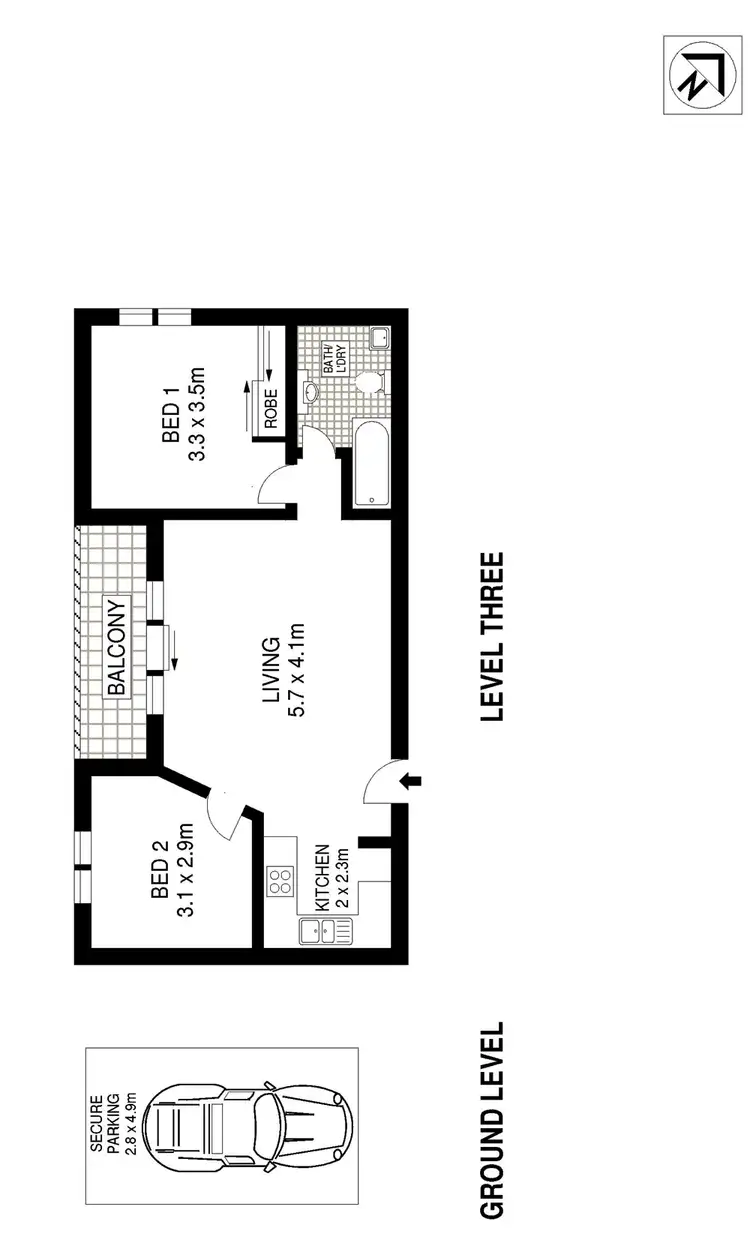 Floorplan of Homely apartment listing, 11/2 Fenton Avenue, Maroubra NSW 2035