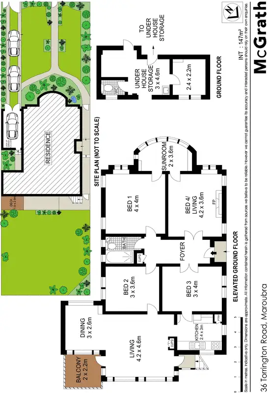 Floorplan of Homely house listing, 36 Torrington Road, Maroubra NSW 2035