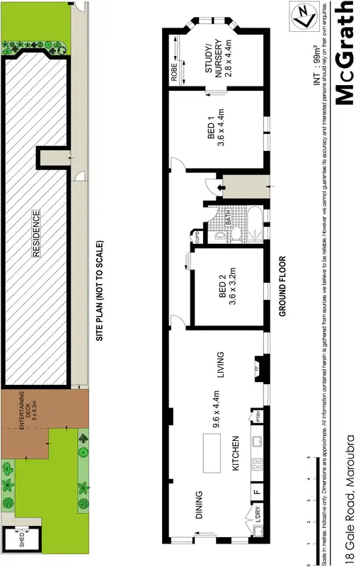 Floorplan of Homely house listing, 18 Gale Road, Maroubra NSW 2035