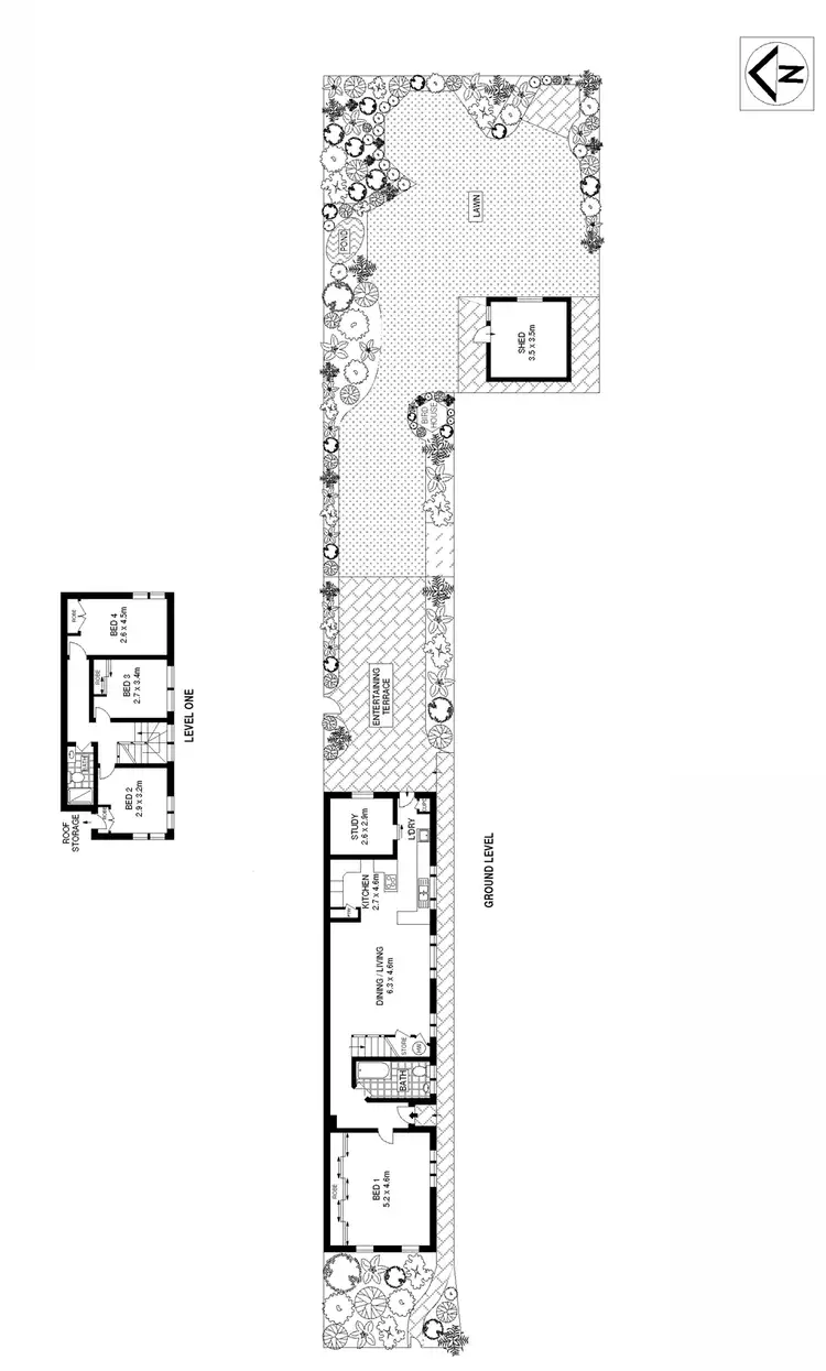 Floorplan of Homely house listing, 4 Smithfield Avenue, Coogee NSW 2034