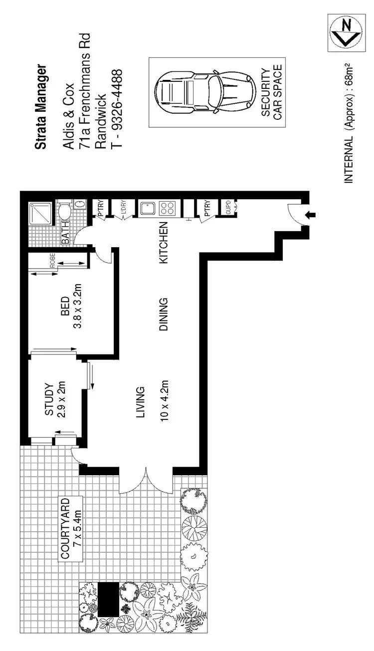 Floorplan of Homely apartment listing, 101/10 Jaques Avenue, Bondi Beach NSW 2026