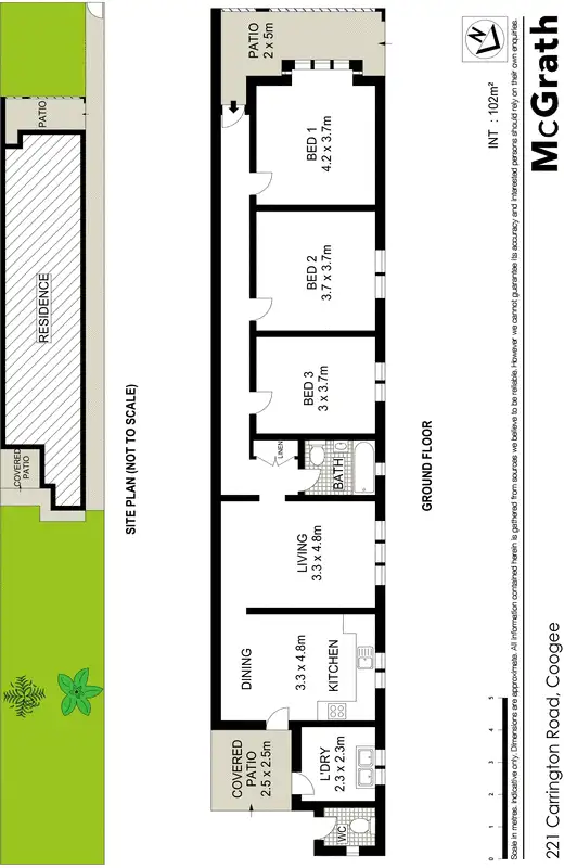 Floorplan of Homely house listing, 221 Carrington Road, Coogee NSW 2034