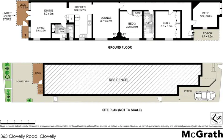 Floorplan of Homely house listing, 363 Clovelly Road, Clovelly NSW 2031
