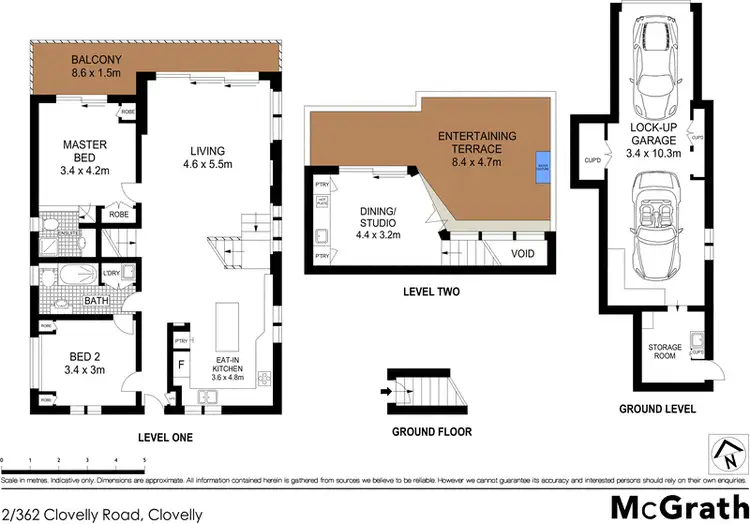 Floorplan of Homely apartment listing, 2/362 Clovelly Road, Clovelly NSW 2031