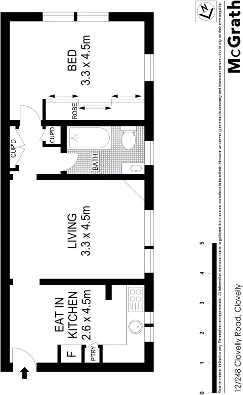 Floorplan of Homely apartment listing, 12/248 Clovelly Road, Clovelly NSW 2031