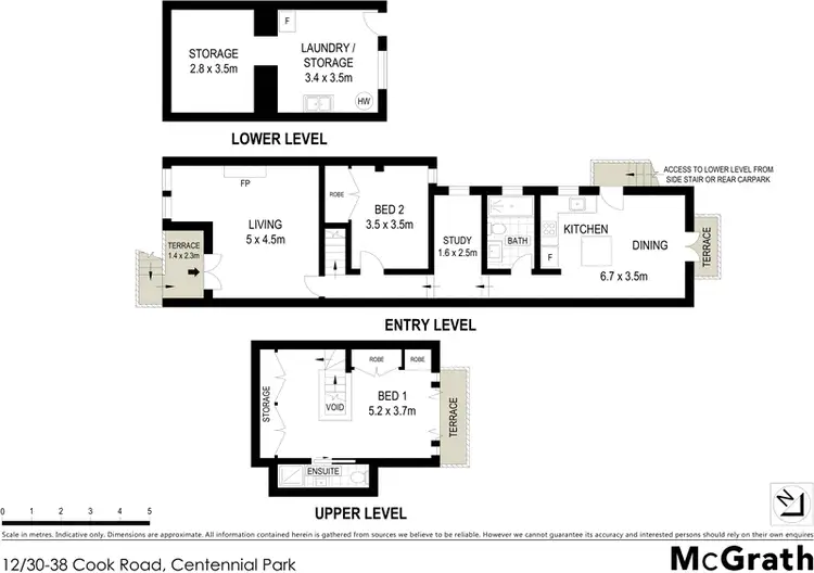 Floorplan of Homely apartment listing, 12/30 Cook Road, Centennial Park NSW 2021