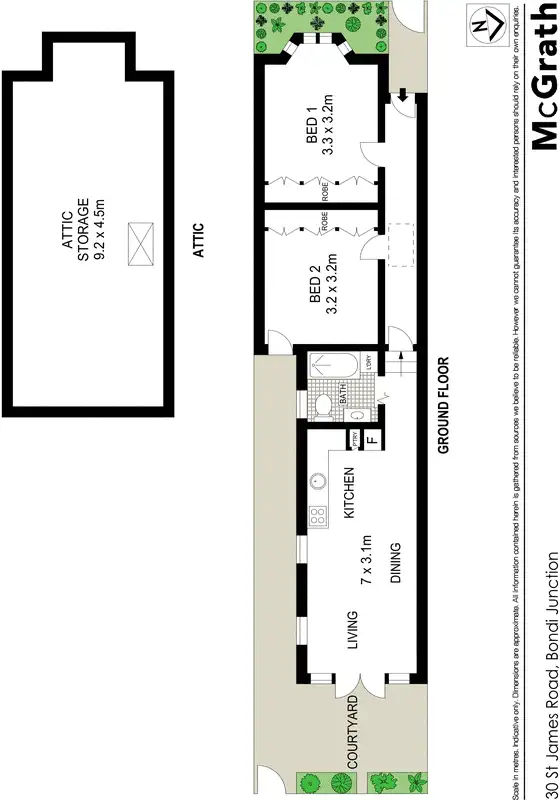 Floorplan of Homely house listing, 30 St James Road, Bondi Junction NSW 2022