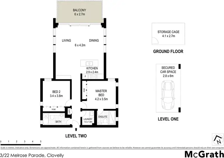 Floorplan of Homely apartment listing, 3/22 Melrose Parade, Clovelly NSW 2031