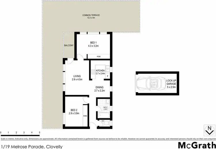 Floorplan of Homely apartment listing, 1/19 Melrose Parade, Clovelly NSW 2031
