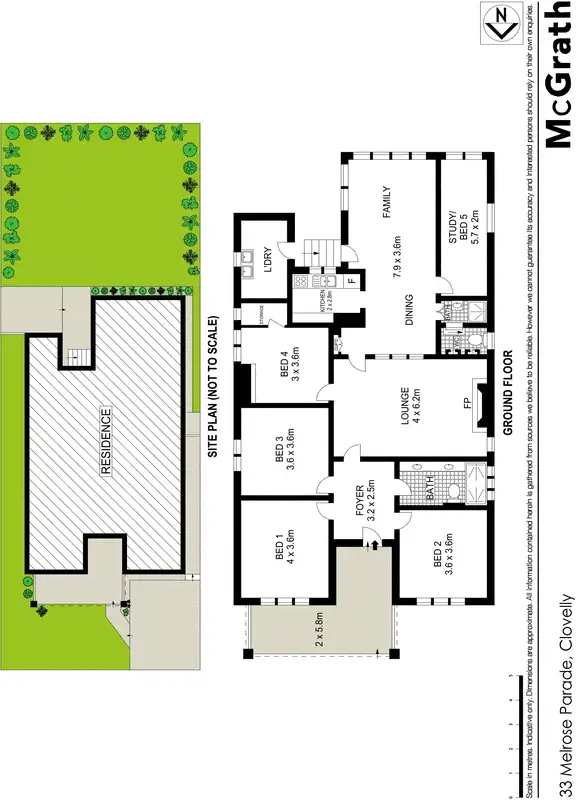 Floorplan of Homely house listing, 33 Melrose Parade, Clovelly NSW 2031
