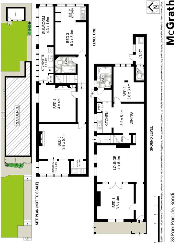 Floorplan of Homely house listing, 28 Park Parade, Bondi NSW 2026