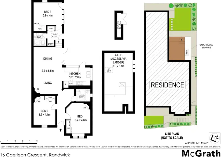 Floorplan of Homely house listing, 16 Caerleon Crescent, Randwick NSW 2031