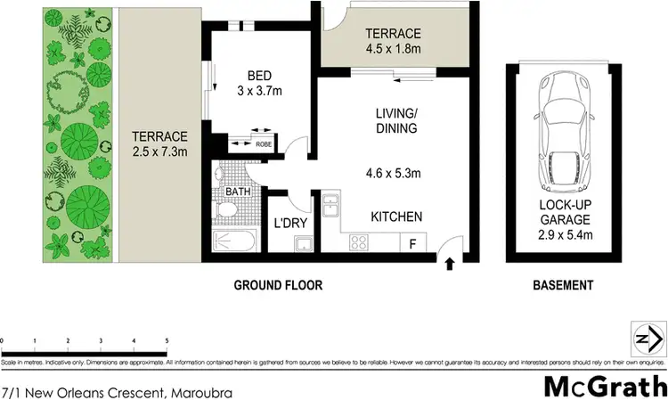Floorplan of Homely apartment listing, 7/1 New Orleans Crescent, Maroubra NSW 2035