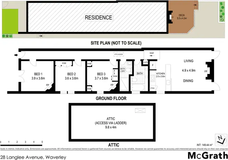Floorplan of Homely house listing, 28 Langlee Avenue, Waverley NSW 2024