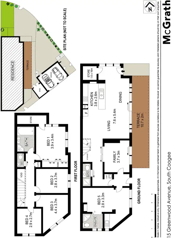 Floorplan of Homely house listing, 15 Greenwood Avenue, South Coogee NSW 2034