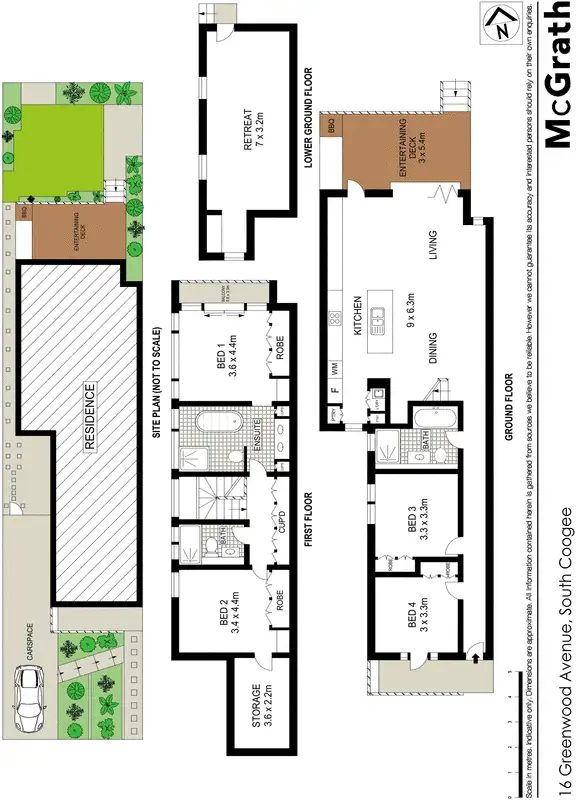 Floorplan of Homely house listing, 16 Greenwood Avenue, South Coogee NSW 2034