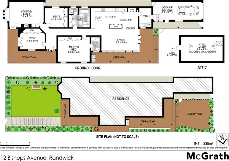 Floorplan of Homely house listing, 12 Bishops Avenue, Randwick NSW 2031