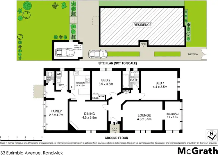 Floorplan of Homely house listing, 33 Eurimbla Avenue, Randwick NSW 2031