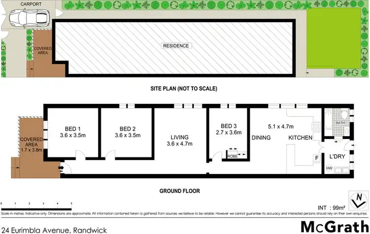 Floorplan of Homely house listing, 24 Eurimbla Avenue, Randwick NSW 2031