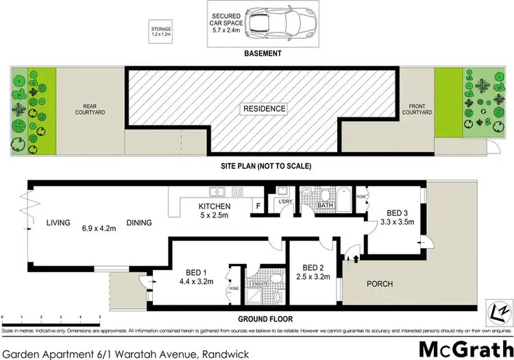 Floorplan of Homely apartment listing, G06/1 Waratah Avenue, Randwick NSW 2031