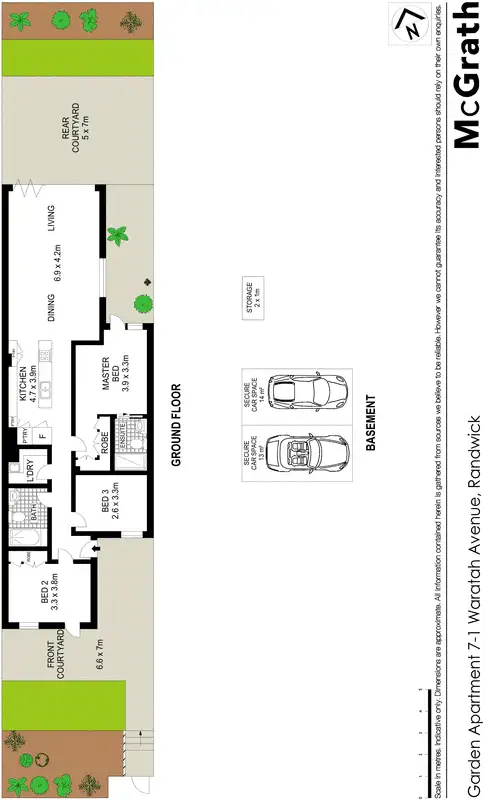 Floorplan of Homely apartment listing, G07/1 Waratah Avenue, Randwick NSW 2031