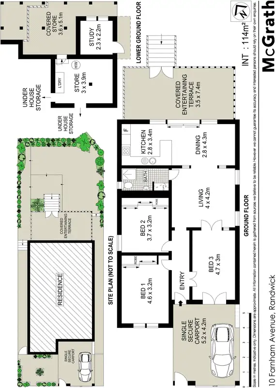 Floorplan of Homely house listing, 10 Farnham Avenue, Randwick NSW 2031